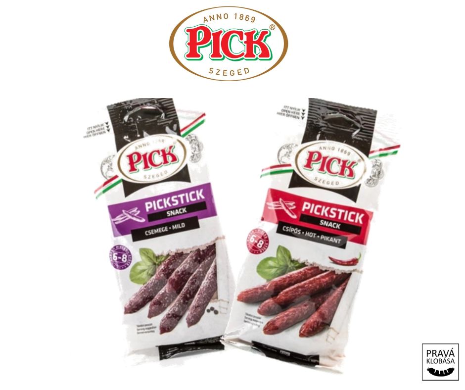 Miniklobásky Pickstick: Sušená klobáska, která tě dostane