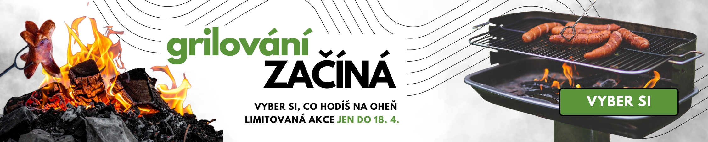 Banner grilujeme / čarodejnice