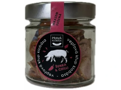 Šunková křup klobása s chilli
