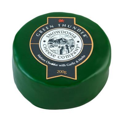 Snowdonia Cheddar Green Thunder - s česnekem a bylinkami 200 g