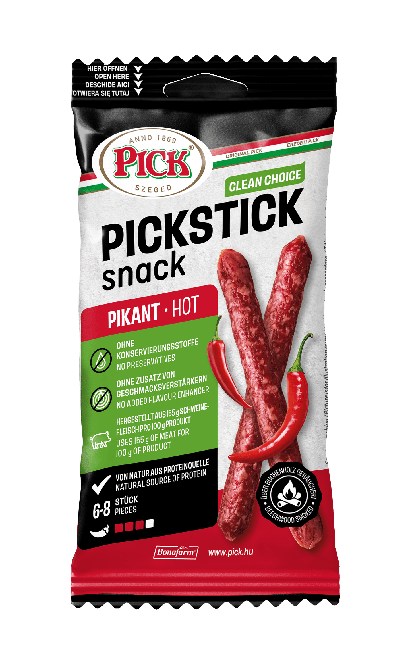 Pick Szeged Miniklobása Pickstick pálivá 60 g