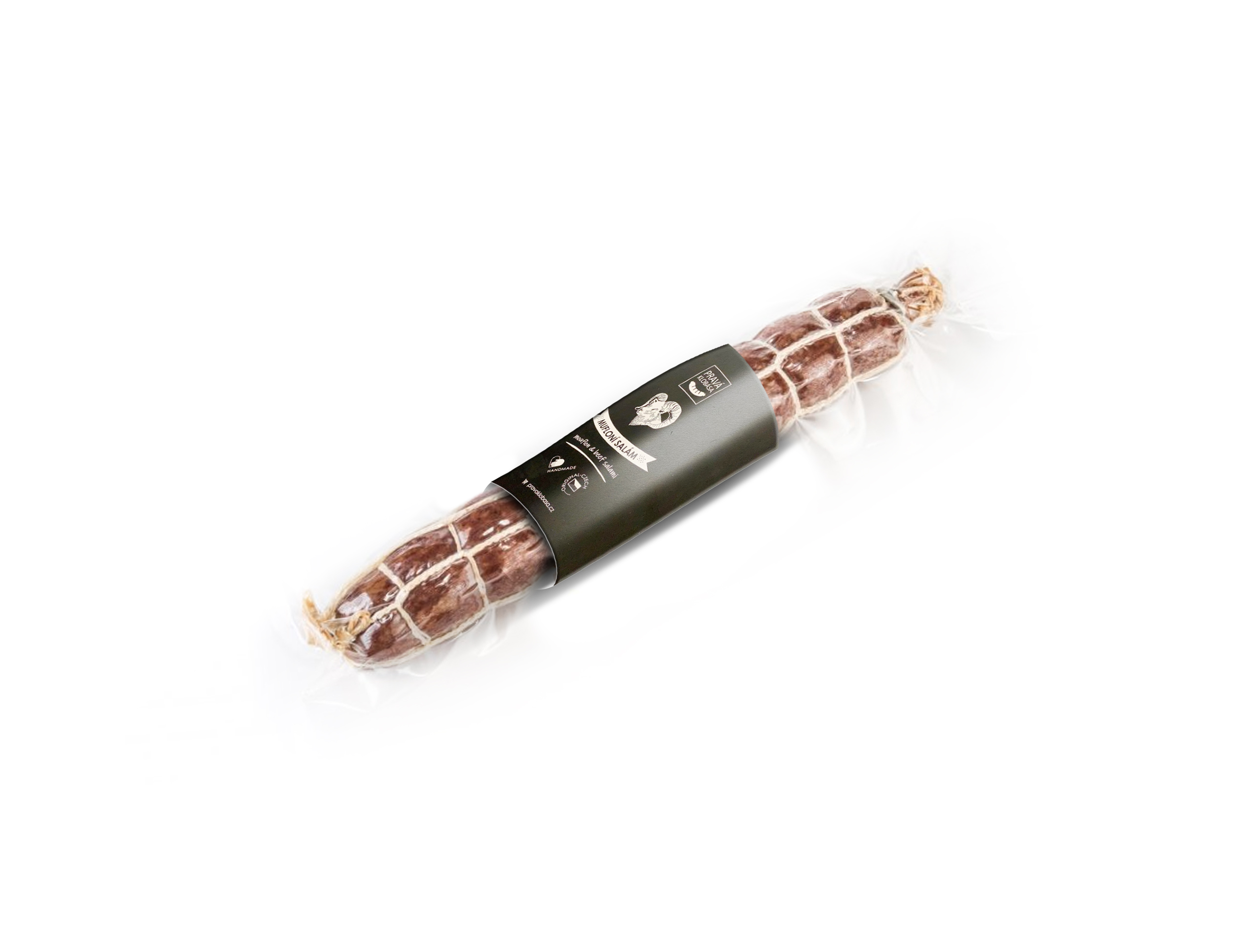 Levně PRAVÁ KLOBÁSA Mufloní salám 180 g