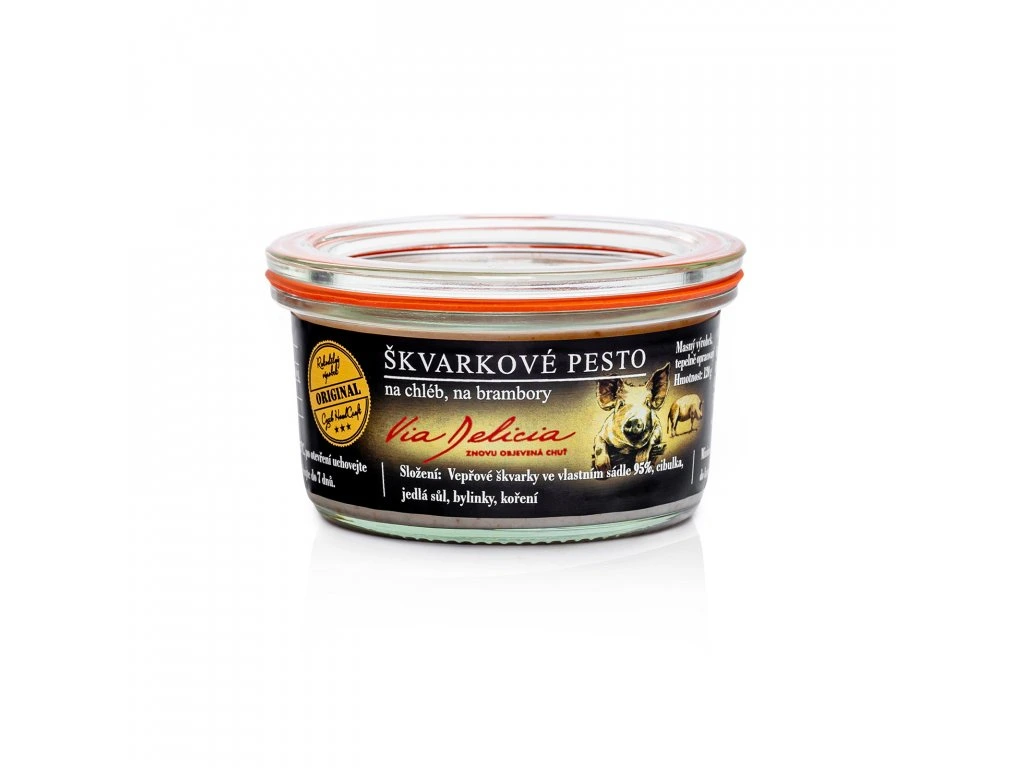 Via Delicia Škvarkové pesto 120 g/AKCE