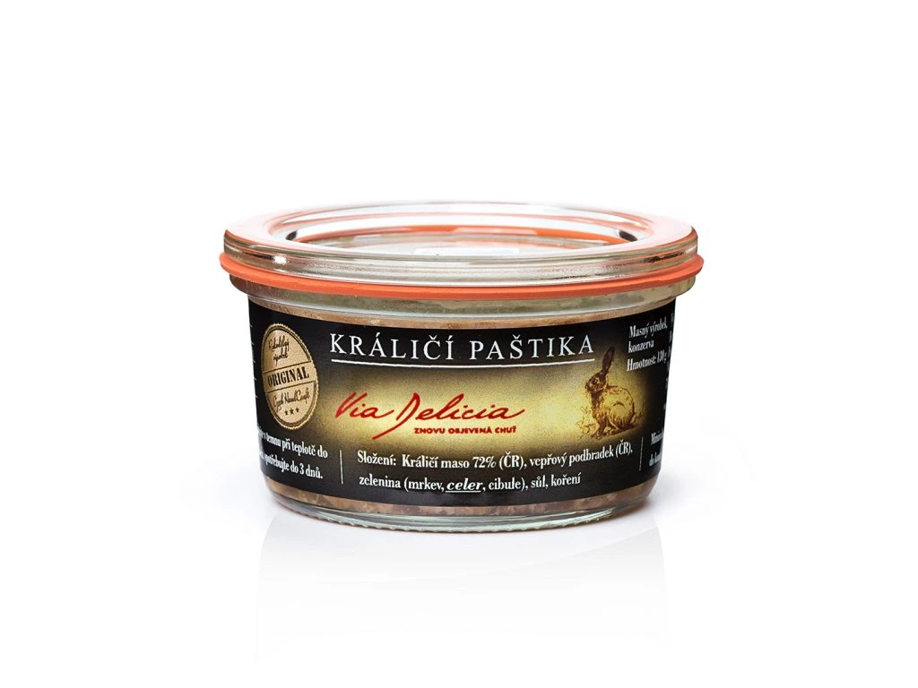 Via Delicia Králičí paštika 130 g/AKCE