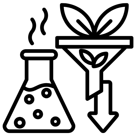 Ikona extrakce těkavých látek