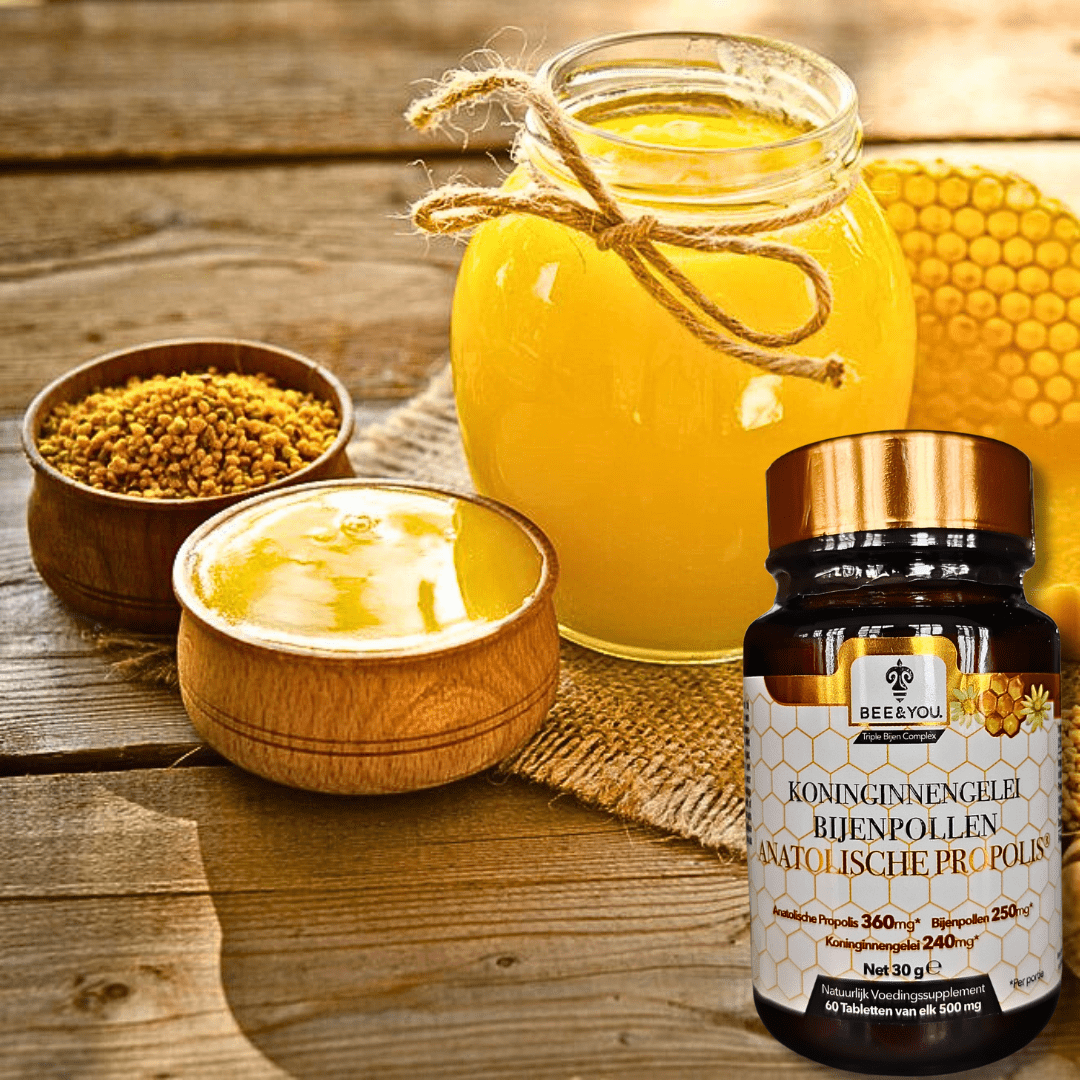 BEE&YOU | Propolisové tablety s mateří kašičkou a včelím pylem