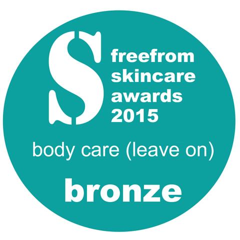 Free From Skincare Awards 2015 Bronze Logo