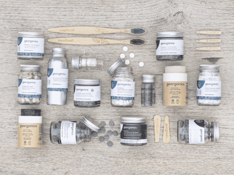 Zubní pasta bez fluoridu - Máta peprná - Georganics