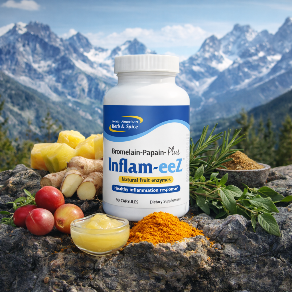 Inflam-eeZ, kapslová směs značky North American Herb & Spice