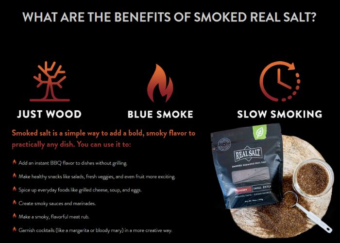benefits of smoked real salt