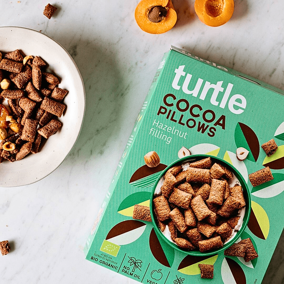 Cocoa Pillows – kakaové cereální polštářky Turtle