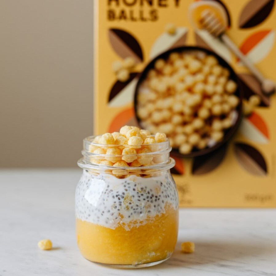 Honey Balls – medové cereální kuličky Turtle