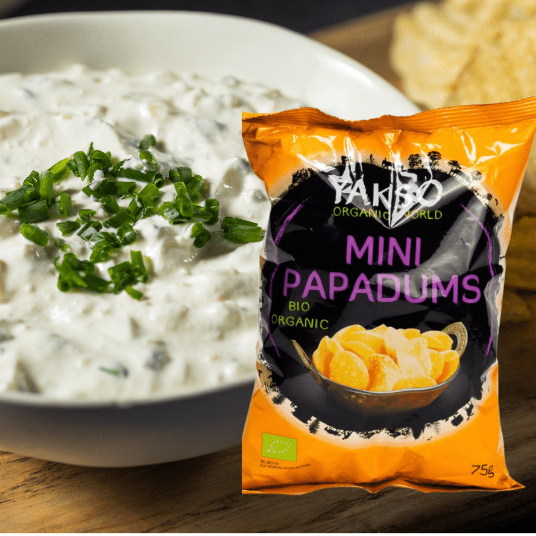 mini papadums