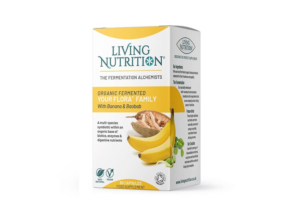 Living Nutrition | Fermentovaná synbiotika - Family - 60 ks