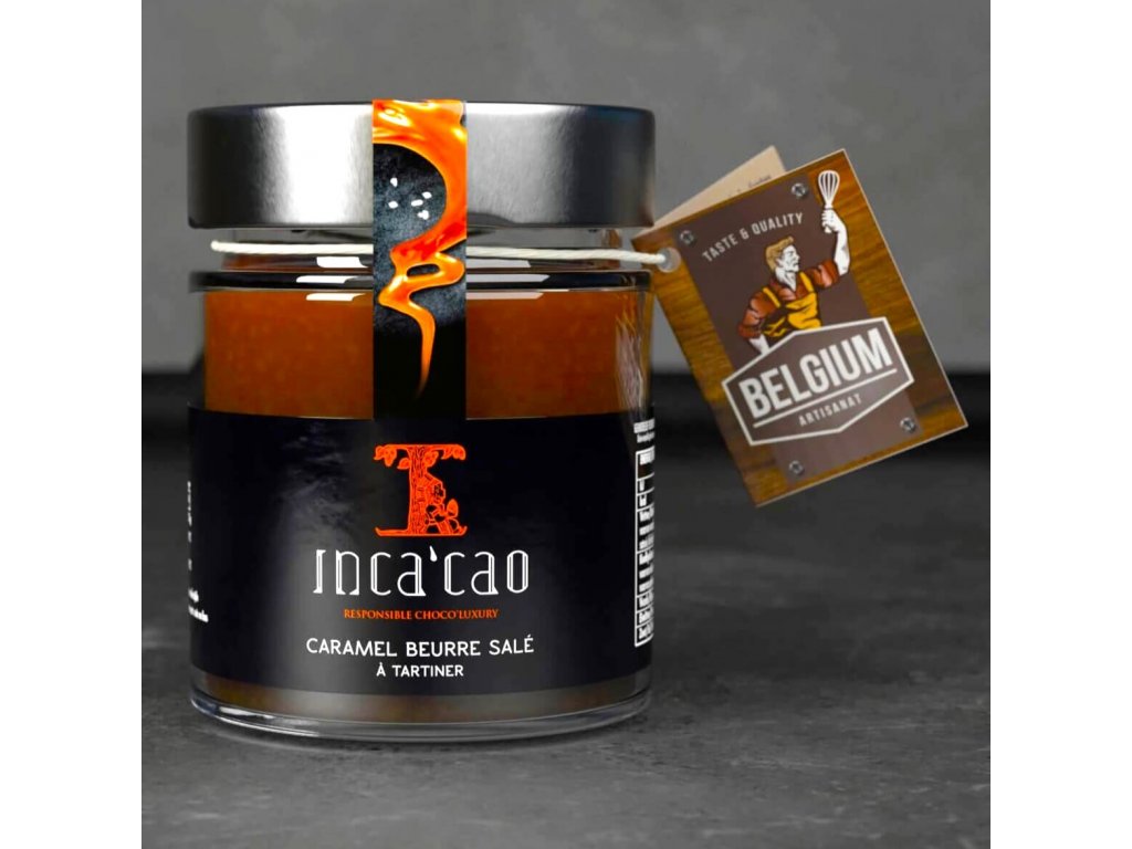 Incacao Belgium | Slaný karamelový krém s kolagenem - 125 g