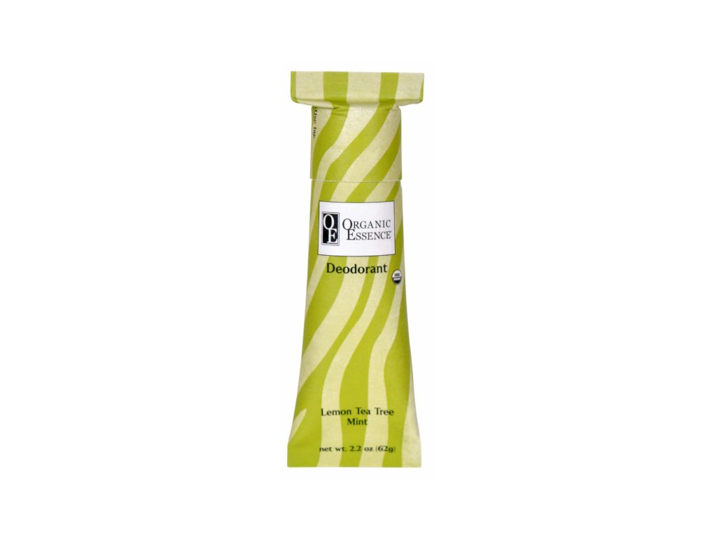 ORGANIC ESSENCE - BIO Tuhý Deodorant s vůní LEMON TEA TREE a MÁTY