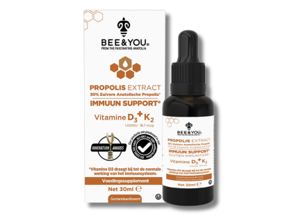 BEE&YOU | Propolisový extrakt s vitamíny D3 a K2