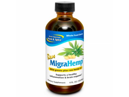 NORTH AMERICAN HERB & SPICE - Bylinný koncentrát proti migréně - MIGRAHEMP [120ml]