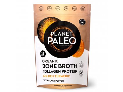 Planet Paleo | Bio Sušený vývar a protein - KURKUMA - 225 g