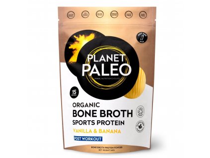 Planet Paleo | Bio sušený protein - BANÁN VANILKA - 240 g