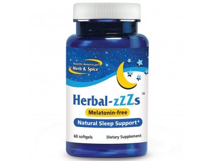 Přírodní adaptogenní směs pro lepší spánek bez melatoninu - Herbal-ZZZs