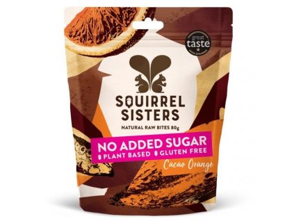 Squirrel Sisters | Kešu kostky - organic cacao & orange -80 g
