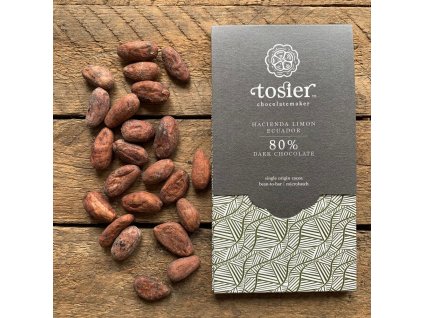 Tosier | 80% tmavá čokoláda - Fairtrade Ekvádor - 60 g