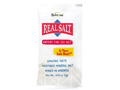 Redmond | RealSalt® - Jemně mletá přírodní sůl v mini balení
