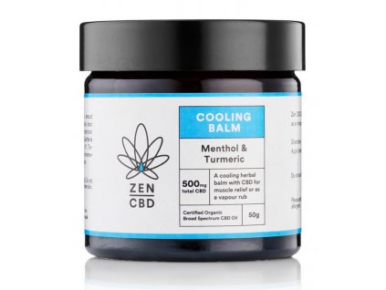 Zen CBD - Chladivý balzám na namožené klouby a svaly s  500 mg účinné látky