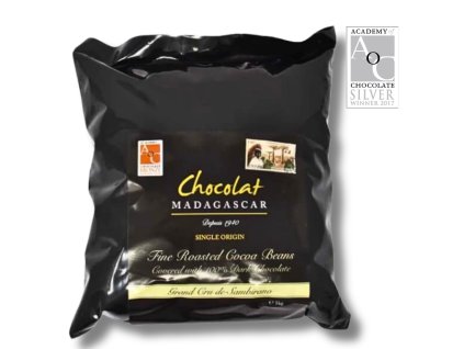 Chocolat Madagascar Pražené boby v 70% hořké čokoládě