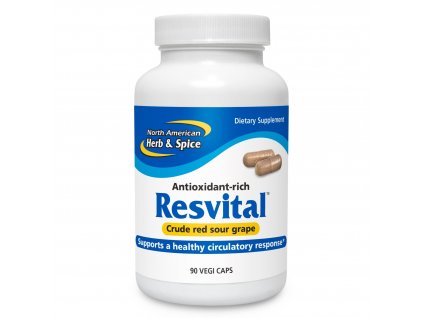 North American Herb & Spice | Wholefood resveratrol - Resvital - 90 ks