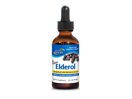 North American Herb & Spice | Extrakt z černého bezu, ostružin - Elderol - 60 ml