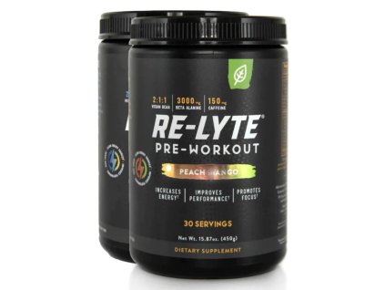 Redmond | Re-Lyte® Pre-Workout se směsí elektrolytů a rostlinných BCAA - 450 g