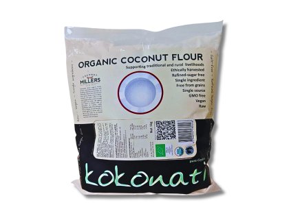 Ceylon Kokonati | Bio Raw kokosová mouka z Cejlonu