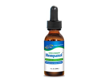 NORTH AMERICAN HERB & SPICE - HEMPANOL SUPER STRENGTH - Plnospektrální Konopný Olej a Divoké Oregano [30ml]