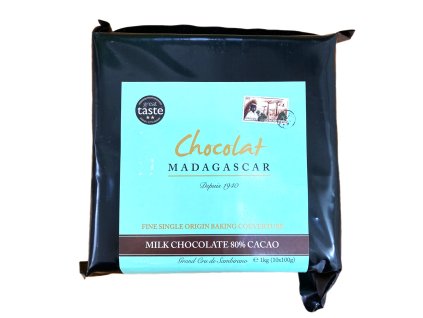 Chocolat Madagascar | 80% mléčná čokoláda na vaření a pečení - 1 kg