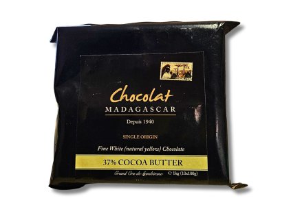 Chocolat Madagascar | 37% Bílá čokoláda na vaření a pečení