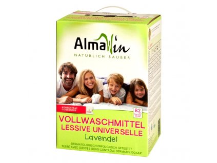 Almawin | Prací prášek na bílé a barevné prádlo s levandulovou vůní - 4.6 kg