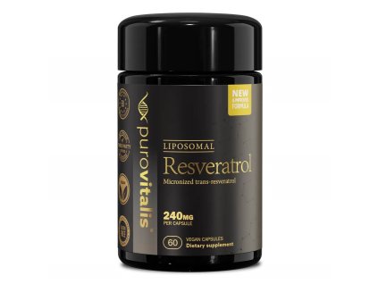 Puravitalis | Liposomální Resveratrol - 60 ks - pravebio.cz