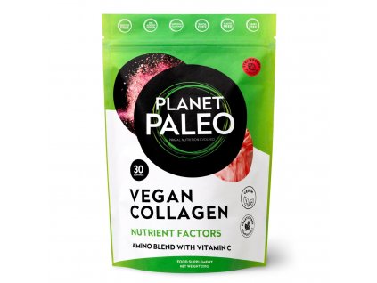 Planet Paleo | Vegan kolagen s jahodovou příchutí - 231 g