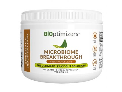 BiOptimizers | Biome Breakthrough s kolagenem a vývarem - Čokoláda - 150 g