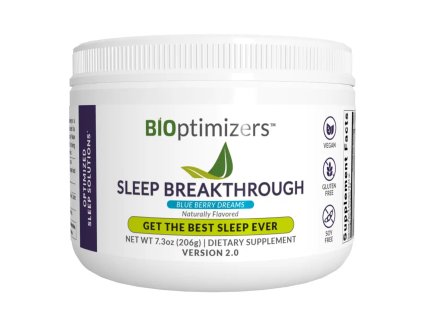 BiOptimizers | Rychlé usnutí - Sleep Breakthrough Blue Berry Dreams - 205 g