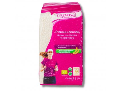 Mah Boonkrong Rice | Bílá bio jasmínová rýže Thai Hom Mali - 1 kg