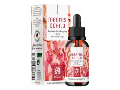 Naturtreu | Astaxanthin v kapkách - MeeresSchild - 30 ml