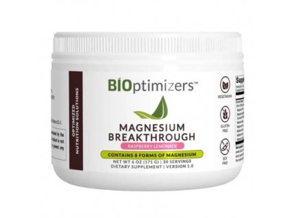 BiOptimizers | Hořčík - Magnesium Breakthrough - 171 g (30 dávek) raspberry lemonade