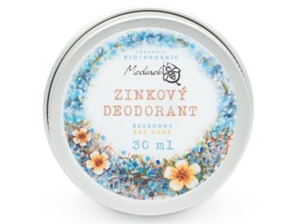 Medarek | Zinkový deodorant bez sody a vůně - 15 ml, 50 ml