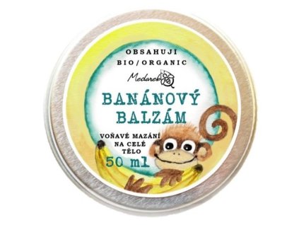 Medarek | Banánový balzám bio - 50 ml