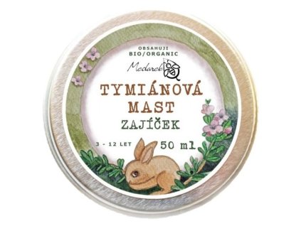 Medarek | Bio Tymiánová mast - Zajíček - 50 ml