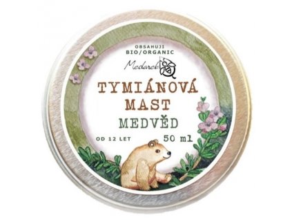 Medarek | Bio Tymiánová mast - Medvěd - 50 ml