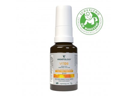 Vegetology | Vit D3 Vitashine ve spreji - 1000 I.U. - 20 ml